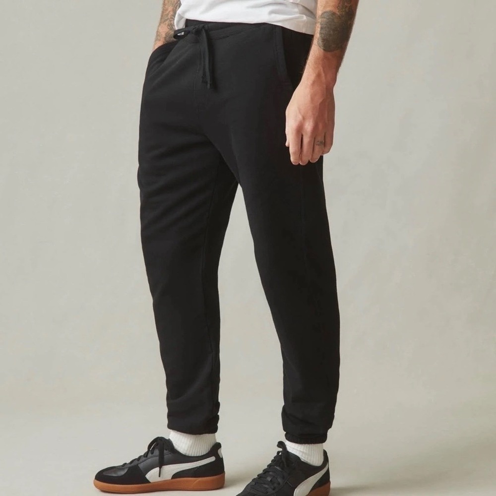 NWOT American Giant Men's Classic Sweatpant Black Size L Cozy Loungewear‎